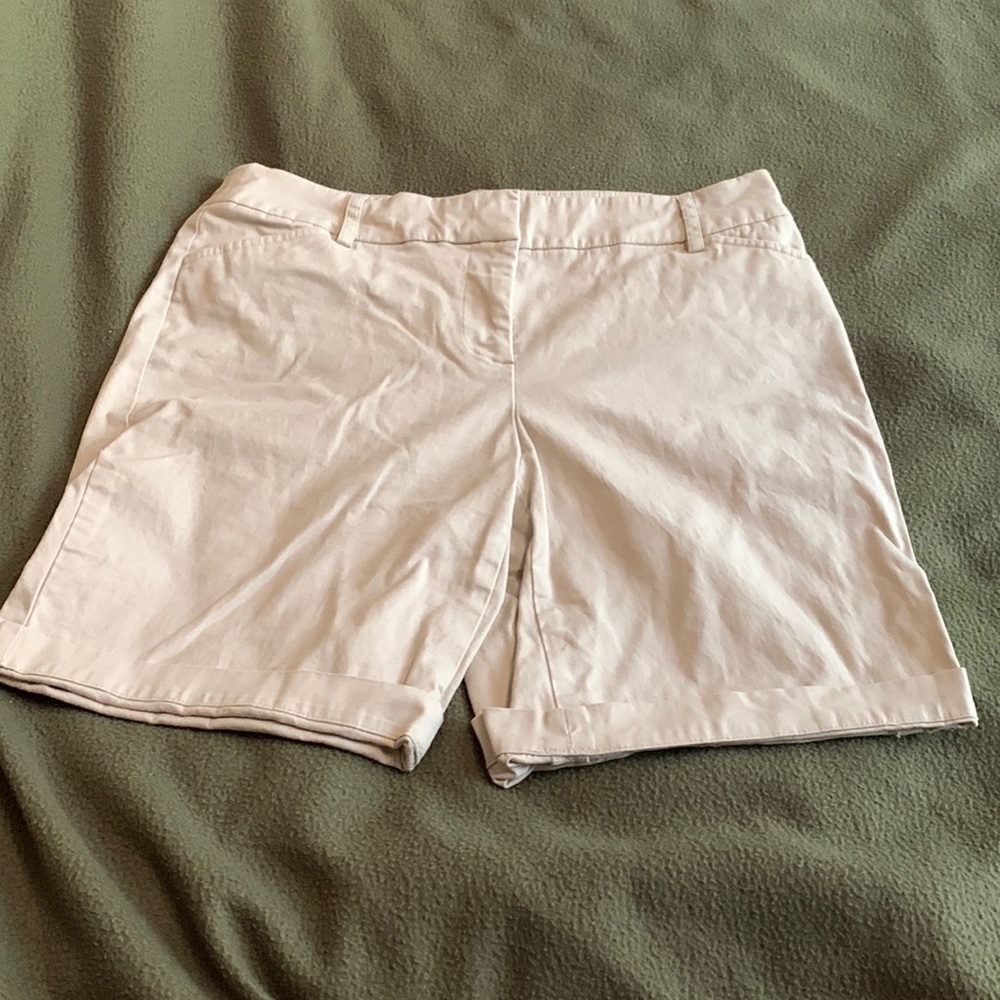 Charter Club tan shorts. Size 6 petite. Waist approximately 30”. Inseam 7”